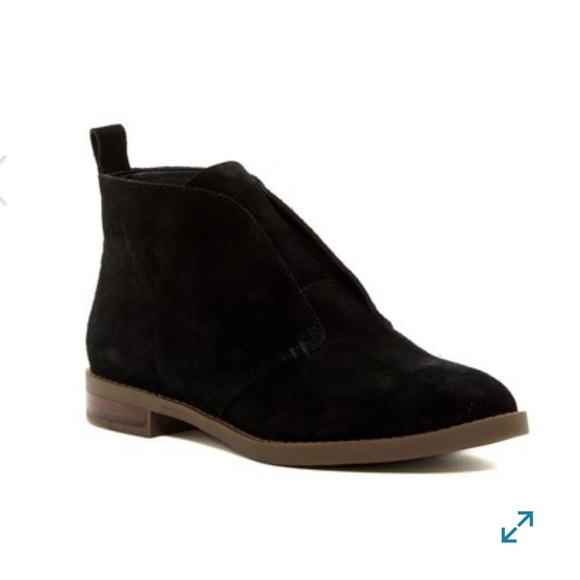 Franco Sarto Shoes - Franco Sarto Ilena Chukka Black Suede Bootie